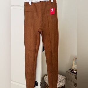 Spanx faux suede leggings